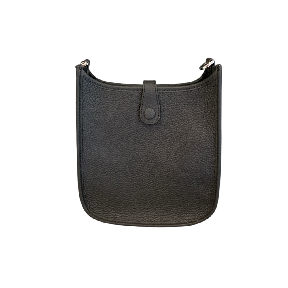 🆕 Hermès Style Mini Evelyne Clemence Black 🆕 - Picture 10 of 10